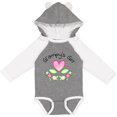 thumbnail image 3 of Inktastic Grampy's Girl Heart Flowers Girls Long Sleeve Baby Bodysuit, 3 of 5