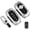 Silver, variant on Key Fob Cover Compatible with Toyota 2025-2026 Keychain Case Holder Protector,Gunmetal