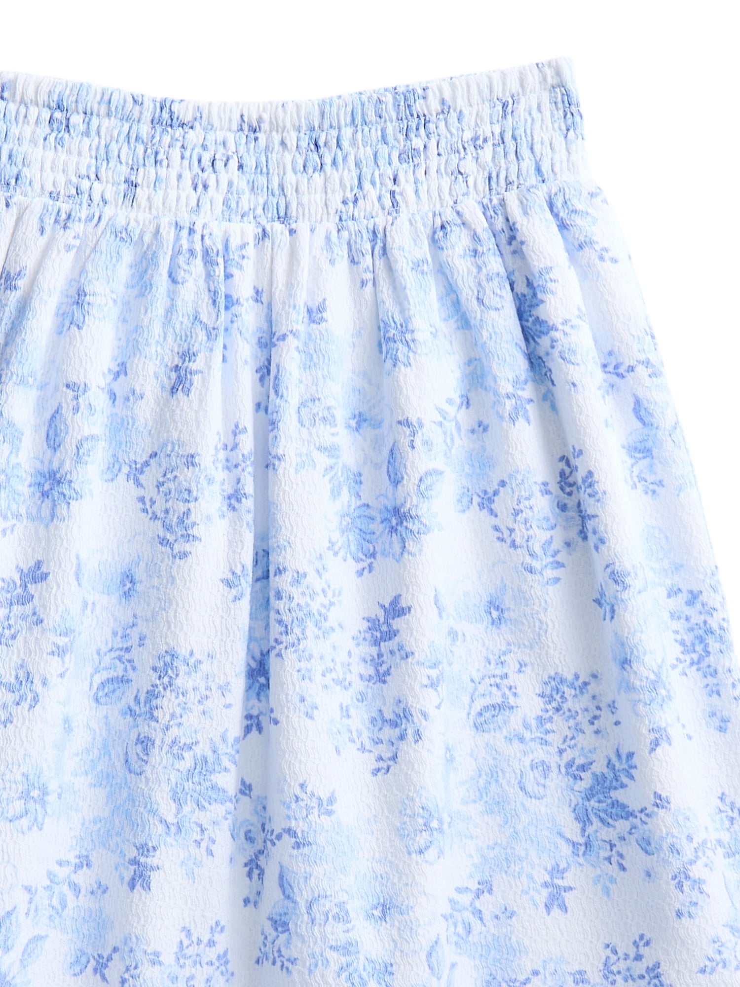 Derek Heart Girls' Graphic Tie Front Tee and Maxi Skirt Set, 2-Piece, Sizes 4-21