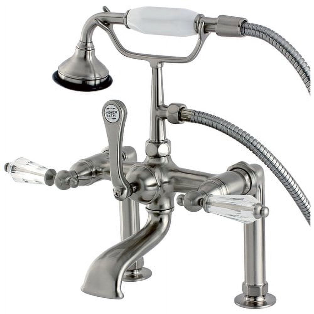 Aqua Vintage Deck-Mount Clawfoot Tub Faucets In Oil Rubbed Bronze AE103T5WLL