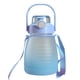 thumbnail image 2 of Copa De Agua 1300ml Paja Big Belly Cup Color degradado Taza de plástico Cute Sports Kettle (Azul) Likrtyny Libre de BPA, 2 of 8