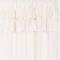 thumbnail image 5 of VHC Brands Simple Life Flax Solid Color Cotton Linen Blend Farmhouse Curtains Rod Pocket Hanging Loops Panel Pair, Antique White Light Creme, 5 of 8