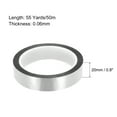 thumbnail image 2 of Unique Bargains Silver Tone Metalized Tape 0.8 Inch x 55 Yards Decor Tape 2 Pack, 2 of 6