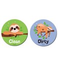 thumbnail image 1 of Coofit Dishwasher Magnet Decorative Round Double-Sided Dish Wash Sign Clean Dirty Sign, 1 of 1