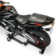 KapscoMoto SMI3222 Venom Universal Adjustable Motorcycle Dolly - Black for Harley or Metric Models