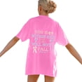 thumbnail image 2 of WILLBEST Chemise en Denim pour Femmes T-Shirt Décontracté Imprimé Col Rond Manches Courtes Ample 882, 2 of 7