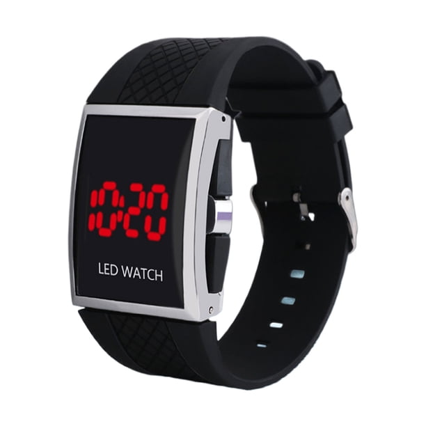 Sonducket Reloj digital para hombre Reloj de electrónico elegante y práctico Relojes negro
