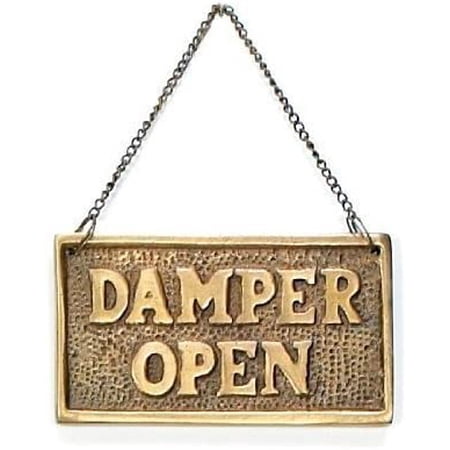 Hanging Fireplace Damper Open Closed Sign | Walmart Canada