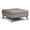 Gray Taupe, variant on Pemberly Row 36" Mid Century Coffee Table Storage Ottoman in Blue Velvet