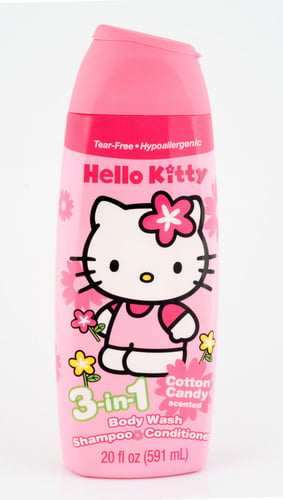 Hello Kitty 3-in-1 Bodywash, Shampoo 