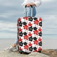 thumbnail image 7 of Lsque puzzle elements with the words me you Printed Luggage Cover, Travel Luggage Protector,Scratch and Dirt Resistant, Fits 18-32 Inch Luggage-Medium, 7 of 7