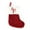 F, variant on Lilixerw Christmas Red White Knit Stocking,Initial Letter Embroidered Christmas Stocking,Household Hanging Ornament,Xmas Holiday Decor,Letter K