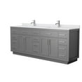 thumbnail image 6 of Wyndham Collection Wcg262684d-Vca-Unsmxx Beckett Tk 84" Free Standing Double Basin Vanity, 6 of 7