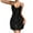 Black, variant on Dealovy Satin Nightgowns for Women Full Slip Sleeveless Spaghetti Strap Mini Dress Chemise Nightwear Sleepwear