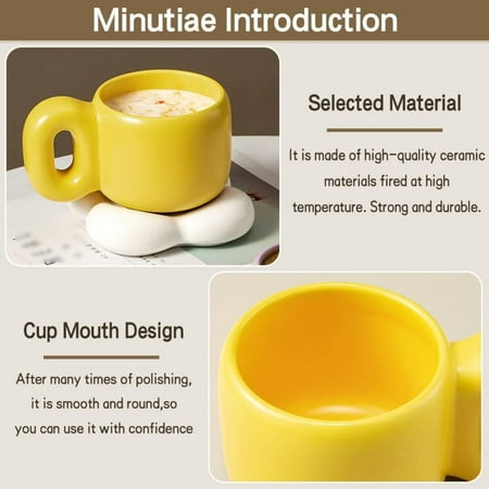 

SHZNSJWDKJ Elevate Your Daily Coffee Experience with this Exquisite Collection of Stunning Coffee Mugs - Perfect for Enhancing Your Morning Routine!