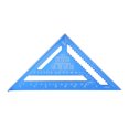 thumbnail image 2 of Regla Triangular De Carpintero, Herramienta De Diseño De Medición De aleación De Aluminio Fácil De Leer Métrica Imperial Para Carpintería, 2 of 7