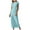 Blue, variant on Women's 2024 Summer Short Sleeve Tshirt Dress Casual Crew Neck Beach Long Maxi Dresses Tie Waist Midi Dresses for Women Fancy Dresses for Women