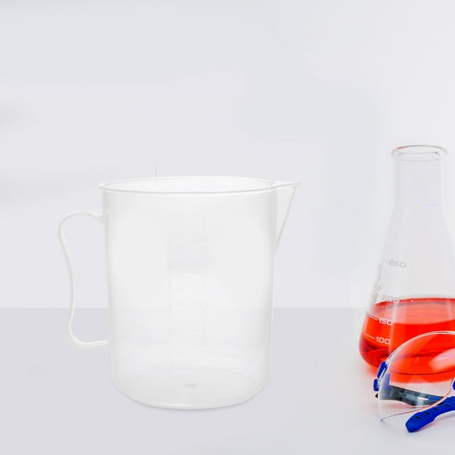 WASHWEPE 16oz Plastic Measuring Cup Set, 500ml Transparent Pitcher With Handle For Kitchen Cooking Mixing and Pouring