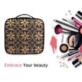 thumbnail image 6 of FORMRS Travel Makeup Bag Large Capacity Train Case Cosmetic Organizer with Adjustable Dividers, Classic Floral, 6 of 8