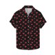 thumbnail image 4 of Blusa y camisa de manga corta con cuello vuelto Camisa de manga corta estampada para hombre Tops casuales con cuello vuelto Camisa Blusa Tops para hombre, 4 of 5