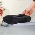 thumbnail image 6 of KIJBLAE Women's Vintage Peep Toe Bow Knot Flats, Low Cut Slip On All-Match Casual Moccasin Flat Shoes Black 39, 6 of 9