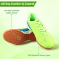 thumbnail image 3 of Vizari Santos Junior Indoor Soccer Shoes | Durable & Water-Resistant Football Indoor Shoes | Lightweight & Adjustable Soccer Shoes with Round Studs for Traction & Superior Ball Control for Youth, 3 of 6