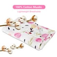 thumbnail image 6 of Baby Car Seat Cover, Infant Carseat Canopy Newborn Carrier Stroller Covers for Girls Boys, Lightweight Breathable Fit Summer Spring Autumn, 6 of 6