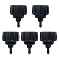 thumbnail image 4 of 5 Pack Durable Garden Hose Adapter Pipe Connectors for Drip Irrigation Tubing, 4 of 7