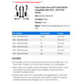 thumbnail image 2 of Front Control Arm and Tie Rod End Kit - Compatible with 2010 - 2012 Ford Fusion 2011, 2 of 2