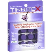 Tinnitex Ear-Ringing Relief Earplugs, 12ct