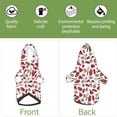 thumbnail image 3 of Uemuo Red Food for Winter Dog Hoodie Sweatshirts with Pockets Warm Dog Clothes for Small Dogs Chihuahua-XX-Large, 3 of 8