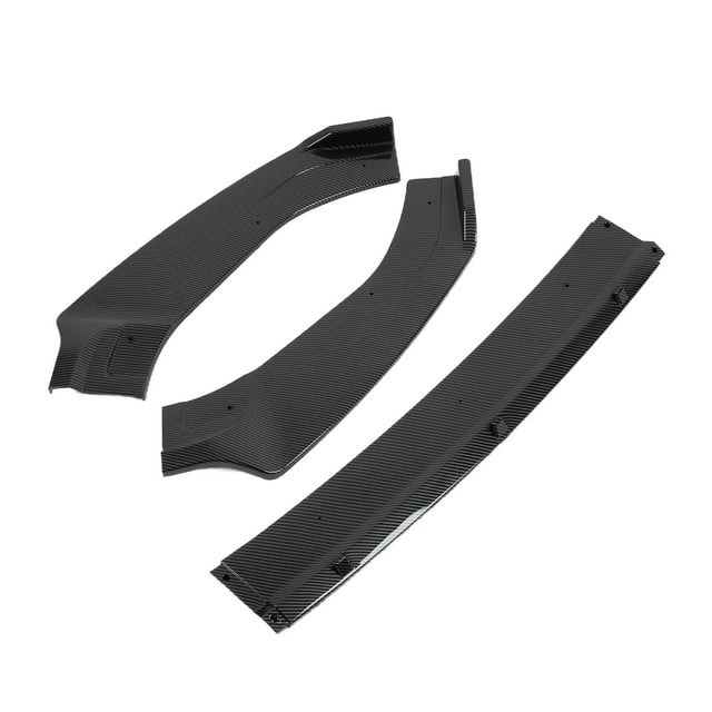 Front Bumper Lip Splitter Spoiler, 3 Sections Front Bumper Splitter Lip Spoiler Front Bumper Lip Chin Splitter Spoiler Replacement For MK7 MK7.5 GTD R 2013-2020