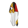 thumbnail image 2 of German Flag Art Barber Salon Hair Cutting Cape with Adjustable Closure Hairdressing Haircut Capes 55x66 In, 2 of 7