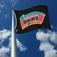 thumbnail image 3 of San Antonio Spurs Vintage Logo Banner Flag On Black Bkg (3X5), 3 of 8