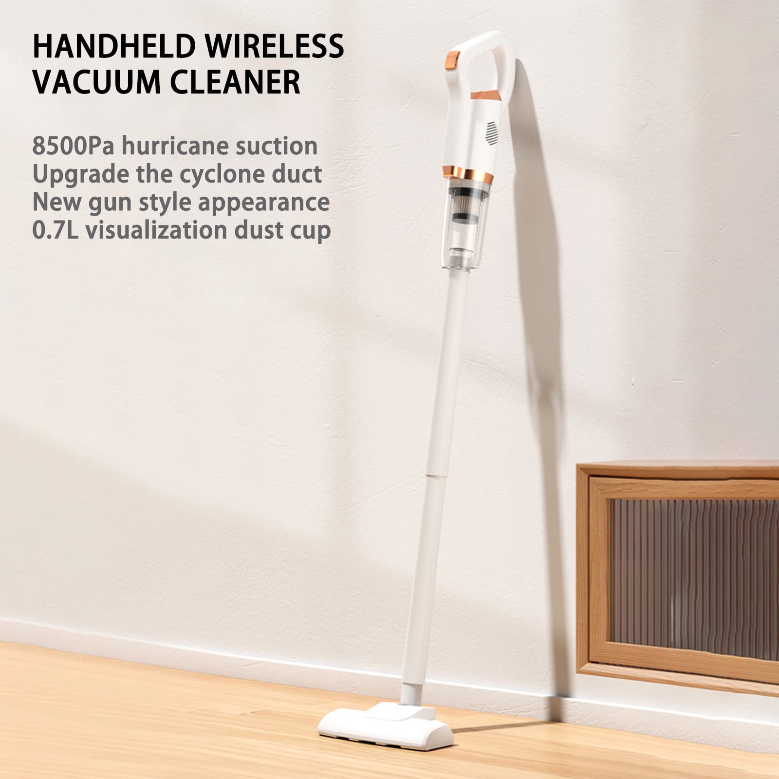 Save up to 50% Skegnu Portable Rechargeable Vacuum Cleaner With High Suction Capacity, Handheld Mop For Both Car And Home Use, Integrated Blower And Floor Mop Father's Day Gifts