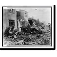 thumbnail image 2 of Historic Framed Print, [British Royal Air Force team examining the wreckage of German Heinkel bomber brought down by by anti-aircraft guns, Hornchurch, England], 17-7/8" x 21-7/8", 2 of 9