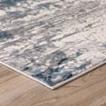 thumbnail image 5 of Addison Rugs Dayton 1'8" x 2'6" Watercolor Fabric Accent Rug in Silver Blue, 5 of 7