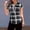01 Black, variant on Women's 3/4-Sleeve Striped Top Drawstring V-Neck Collar Shirt Business-Casual Dress 2026 Spring Trend