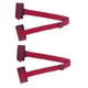 thumbnail image 1 of Naiovety Portador de hombro de esquí ajustable, 2 pack/lote, con EVA Premium para correa de transporte de esquí de amplia aplicación Deportes de nieve Rojo, 1 of 6