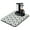 White-73, variant on Space and Galaxy Aesthetic Dish Drying Mat, Starry Night Cosmos Alien Absorbent Kitchen Mat