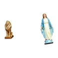 thumbnail image 6 of CarpNettore Lion Figurine Resin Statue Collectible Catholic Sculpture Ornament with Elegant Craftsmanship Suitable for Gift Giving Office Decoration Home Display, 6 of 8