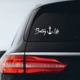 thumbnail image 1 of Boating Life Sticker Decal Notebook Car Laptop 8" x 3" (White), 1 of 4