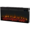 thumbnail image 3 of Bowery Hill Contemporary Electric Fireplace Entertainment Center in White, 3 of 20