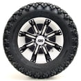 thumbnail image 2 of 12" GTW Tempest SS White/Black Wheels | Cruz Golf Cart Tires Combo (Set of 4), 2 of 2