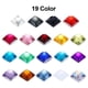 thumbnail image 5 of 50 Pcs Gemas Acrílicas de Fondo Plano de 8mm Cuadradas Artificiales para Manualidades, Pintura Facial, Joyería de Disfraces, Rojo Vino, 5 of 7