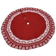 thumbnail image 4 of Xmas Tree Base Cover, Perfect Decoration Christmas Tree Mat Acrylic Fiber  For Shopping Malls For Living Room For Squares Red, 4 of 8
