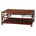 thumbnail image 3 of bali & pari Sebalio Boho Coffee Table, 42"W, Marbled Tortoise Brown, 3 of 9