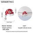thumbnail image 5 of Jeffery Charms Christmas Hat, Gloves, Socks 925 Silver Pendants for Women Bracelet and Necklace,Christmas Snowflake Hat,Christmas, 5 of 8