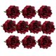 thumbnail image 2 of 10pcs 10cm Cabeza de Flor Artificial de Seda Rosa Colcomx Bricolaje Decoración de Boda R: Vino, 2 of 8