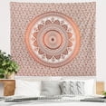 thumbnail image 2 of Americanflat Mandala Tapestry Wall Hanging - Boho Hippie Indie Colorful Decoration Artwork Blanket for Living Room, Bedroom, or College Dorm - Handcrafted in India 100% Cotton, Orange 50x60, 2 of 5